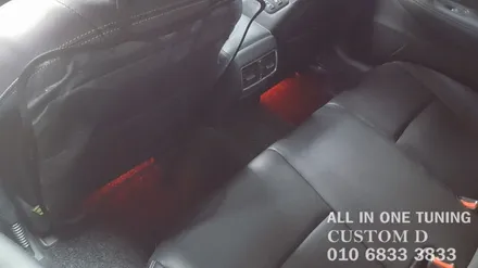 인피니티 Q50s-1.2열 RGB LED풋등 시공 / 실내 무드등 / 클럽 동호회 / 인천 남동구