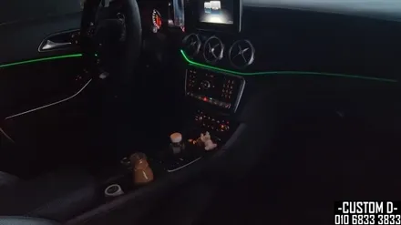 벤츠 X156 GLA250 풀컬러 RGB엠비언트 실내무드등 인스톨! / 인천 남동구