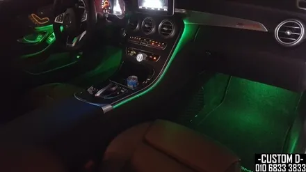 벤츠 W205 C220D쿠페 RGB엠비언트 라이트 가변무드등 튜닝! / 인천 남동구