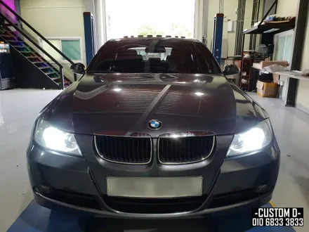 BMW E90 328i LED링마커(엔젤아이) 320D HID D1S 6000K 벌브 교체! / 인천 남동구