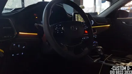 인천에서 저렴하게 그랜저 IG 엠비언트 라이트 RGB 실내 가변 무드등 튜닝 후기! / 인천 남동구