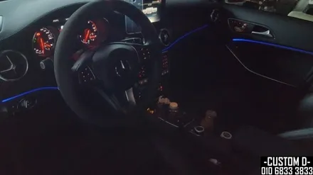 벤츠 X156 GLA250 풀컬러 RGB엠비언트 실내무드등 인스톨! / 인천 남동구