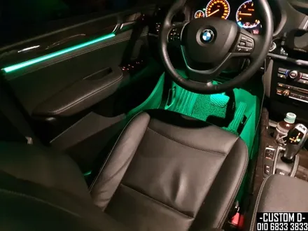 BMW F26 X4 엠비언트 라이트 64색 가변 LED실내등 무드등 튜닝! / 인천 남동구