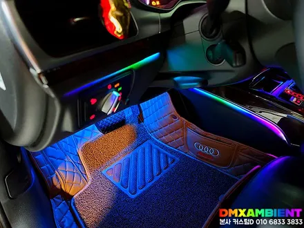 인천 엠비언트 특허청 디자인권 dmx 무빙 아크릴 LED로 아우디 A6 실내 튜닝 종결! / 인천 남동구