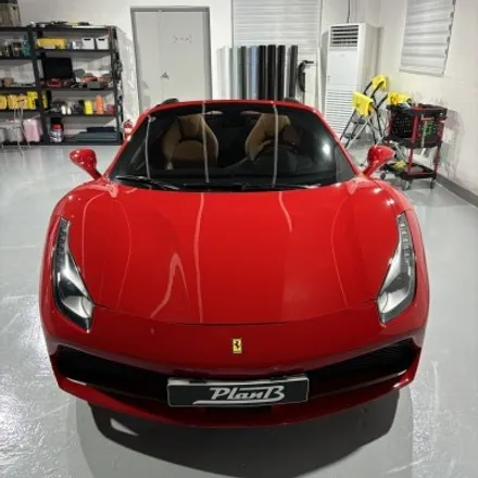 [창원랩핑] Ferrari 488 Spider 포인트랩핑 (PlanB PET 6D Carbon Fiber) / 창원 팔용동