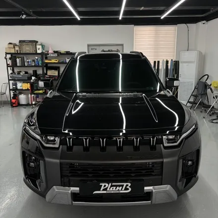 KGM 토레스 측면 크롬 죽이기 3M 2080 Gloss Black / 창원 팔용동