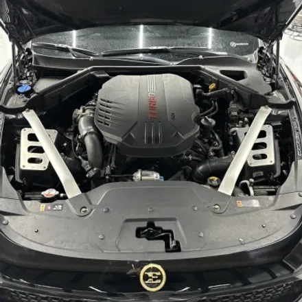 창원 6D카본랩핑 스팅어 3.3GT 본넷/트렁크 포인트랩핑 PlanB 6D Carbon Fiber / 창원 팔용동