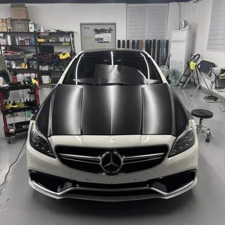 창원랩핑 메르세데스 벤츠 CLS 63AMG S 에이버리 사틴블랙 전체랩핑 경남랩핑 마산랩핑 진해랩핑 김해랩핑 / 창원 팔용동