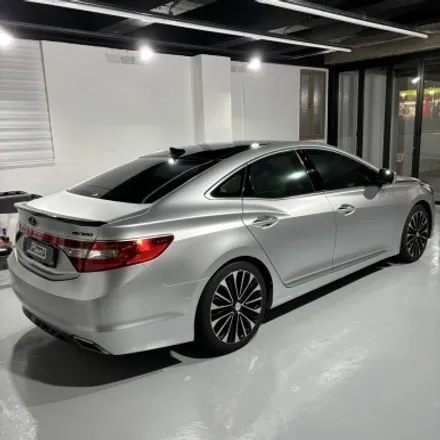 현대 그랜져HG 전체랩핑 (PlanB Matte Metallic Silver) 플랜비 매트메탈릭실버 랩핑 / 창원 팔용동