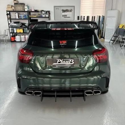A45 AMG 디퓨져 유광 블랙 랩핑 3M 2080 Gloss Black / 창원 팔용동