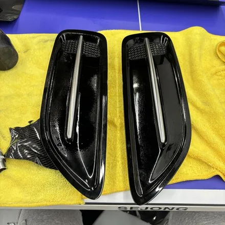 창원 6D카본랩핑 스팅어 3.3GT 본넷/트렁크 포인트랩핑 PlanB 6D Carbon Fiber / 창원 팔용동