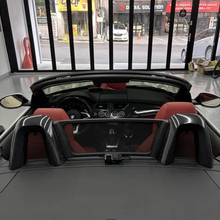 창원크롬죽이기 BMW Z4 (e89) 헤드롤바 6D카본랩핑-플랜비 6D 카본 휀다파츠 크롬죽이기-3m2080유광블랙 마산크롬죽이기 경남크롬죽이기 / 창원 팔용동