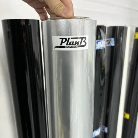 롤스로이스 고스트 투톤 고광택 랩핑(+코치라인) & 보닛 PPF Plan B PET Metallic Silver / 창원 팔용동