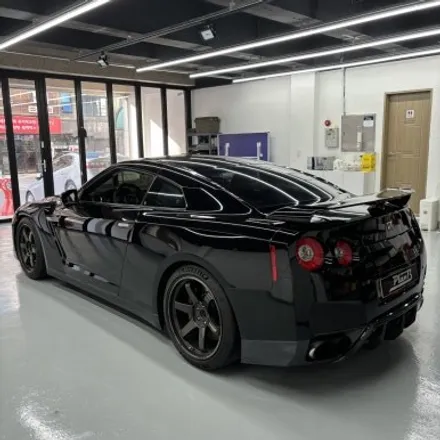 NISSAN GTR R35 전체랩핑 (PlanB PET Midnight Purple) 미드나잇 퍼플 랩핑 / 창원 팔용동
