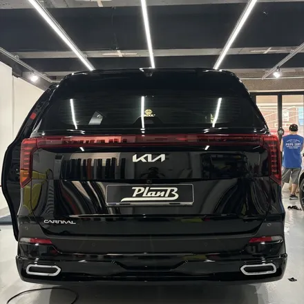 창원 크롬죽이기 기아 카니발 KA4 F/L 크롬딜리트 3M Gloss Black / 창원 팔용동