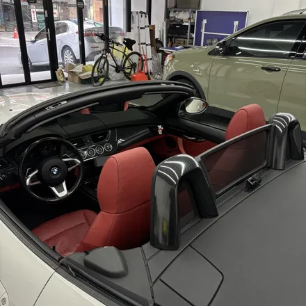 창원크롬죽이기 BMW Z4 (e89) 헤드롤바 6D카본랩핑-플랜비 6D 카본 휀다파츠 크롬죽이기-3m2080유광블랙 마산크롬죽이기 경남크롬죽이기 / 창원 팔용동