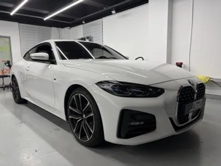 창원랩핑 BMW 420i 사이드스커트 블랙포인트랩핑 & M퍼포먼스 데칼 시공 / 창원 팔용동