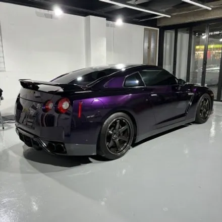 NISSAN GTR R35 전체랩핑 (PlanB PET Midnight Purple) 미드나잇 퍼플 랩핑 / 창원 팔용동