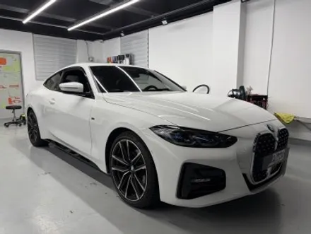창원랩핑 BMW 420i 사이드스커트 블랙포인트랩핑 & M퍼포먼스 데칼 시공 / 창원 팔용동