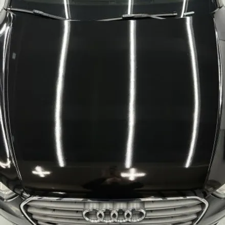 [창원랩핑] AUDI A3 아우디 A3 본넷 랩핑 부분랩핑 (에이버리 유광블랙/Avery Gross Black) / 창원 팔용동