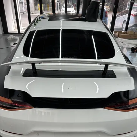 메르세데스 벤츠 AMG GT 43 4도어 에이버리 사틴 블랙 전체랩핑 / 창원 팔용동