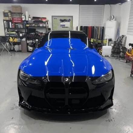 창원랩핑 - BMW M4(G82)전체랩핑+스포일러포인트랩핑 플랜비창원점/브라바도-마카롱잼스톤블루 경남마산랩핑 창원전체랩핑잘하는곳 랩핑맛집 M4랩핑 / 창원 팔용동