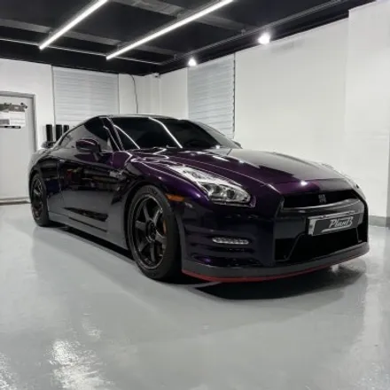 NISSAN GTR R35 전체랩핑 (PlanB PET Midnight Purple) 미드나잇 퍼플 랩핑 / 창원 팔용동