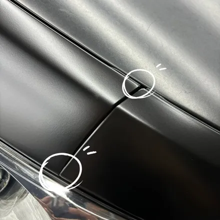 경남,마산,창원랩핑 인피니티 QX70S 앞범퍼,휀다 사고수리 후 보험처리 에이버리 사틴블랙 / 창원 팔용동