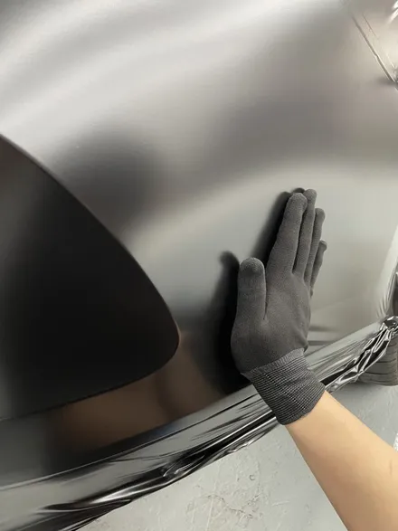 메르세데스 벤츠 AMG GT 43 4도어 에이버리 사틴 블랙 전체랩핑 / 창원 팔용동