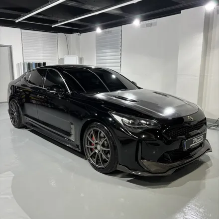 창원 6D카본랩핑 스팅어 3.3GT 본넷/트렁크 포인트랩핑 PlanB 6D Carbon Fiber / 창원 팔용동