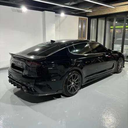 창원 6D카본랩핑 스팅어 3.3GT 본넷/트렁크 포인트랩핑 PlanB 6D Carbon Fiber / 창원 팔용동