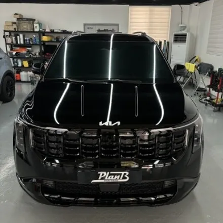 창원 크롬죽이기 기아 카니발 KA4 F/L 크롬딜리트 3M Gloss Black / 창원 팔용동