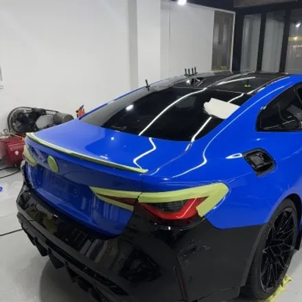 창원랩핑 - BMW M4(G82)전체랩핑+스포일러포인트랩핑 플랜비창원점/브라바도-마카롱잼스톤블루 경남마산랩핑 창원전체랩핑잘하는곳 랩핑맛집 M4랩핑 / 창원 팔용동