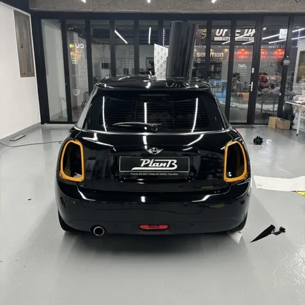 창원랩핑 미니쿠퍼 전체랩핑 볼케이닉오렌지->유광블랙 3M 2080 Gloss Black / 창원 팔용동