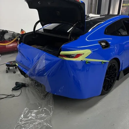 창원랩핑 - BMW M4(G82)전체랩핑+스포일러포인트랩핑 플랜비창원점/브라바도-마카롱잼스톤블루 경남마산랩핑 창원전체랩핑잘하는곳 랩핑맛집 M4랩핑 / 창원 팔용동
