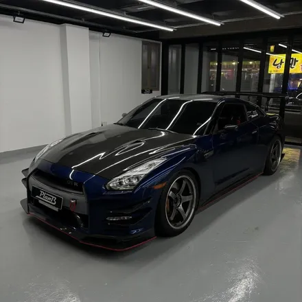 NISSAN GTR R35 카본 포인트 랩핑 (PlanB PET 6D Carbon Fiber #PCF-06T) / 창원 팔용동