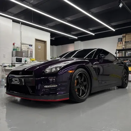 창원랩핑제거 NISSAN GTR R35 플랜비-미드나잇 퍼플 랩핑 마산랩핑제거 경남랩핑제거 창원고광택랩핑 마산고광택랩핑 경남고광택랩핑 플랜비랩핑 / 창원 팔용동
