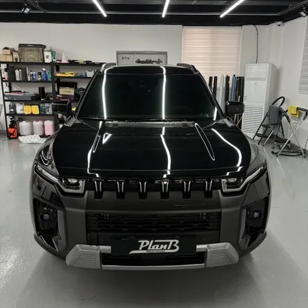 KGM 토레스 측면 크롬 죽이기 3M 2080 Gloss Black / 창원 팔용동