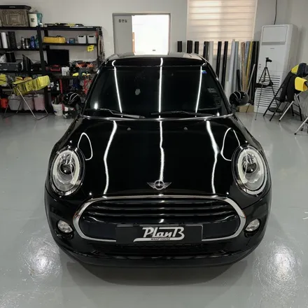 창원랩핑 미니쿠퍼 전체랩핑 볼케이닉오렌지->유광블랙 3M 2080 Gloss Black / 창원 팔용동