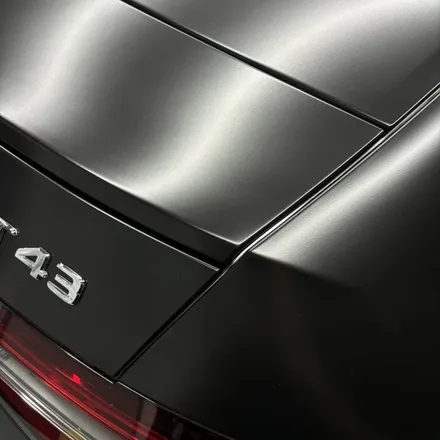 메르세데스 벤츠 AMG GT 43 4도어 에이버리 사틴 블랙 전체랩핑 / 창원 팔용동