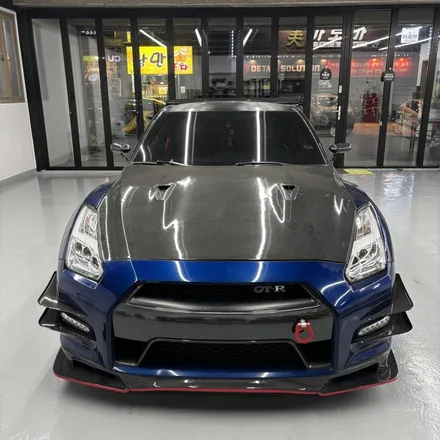 NISSAN GTR R35 카본 포인트 랩핑 (PlanB PET 6D Carbon Fiber #PCF-06T) / 창원 팔용동