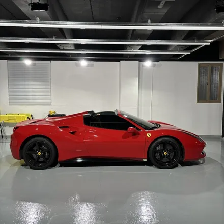 [창원랩핑] 페라리 488 스파이더 포인트 랩핑 (planB PET 6D Carbon Fiber) 페라리 6D카본 랩핑 / 창원 팔용동