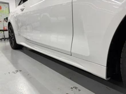 창원랩핑 BMW 420i 사이드스커트 블랙포인트랩핑 & M퍼포먼스 데칼 시공 / 창원 팔용동