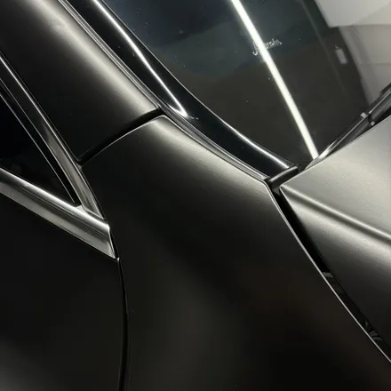 메르세데스 벤츠 AMG GT 43 4도어 에이버리 사틴 블랙 전체랩핑 / 창원 팔용동