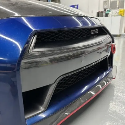 NISSAN GTR R35 카본 포인트 랩핑 (PlanB PET 6D Carbon Fiber #PCF-06T) / 창원 팔용동