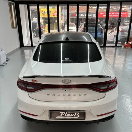 그랜저 IG 루프스킨 3M 2080 Gloss Black 창원 루프스킨 랩핑 / 창원 팔용동