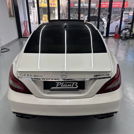 창원랩핑 메르세데스 벤츠 CLS 63AMG S 에이버리 사틴블랙 전체랩핑 경남랩핑 마산랩핑 진해랩핑 김해랩핑 / 창원 팔용동