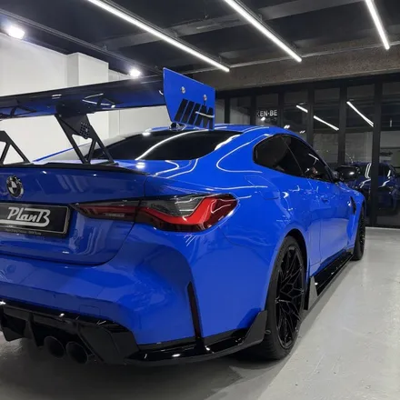 창원랩핑 - BMW M4(G82)전체랩핑+스포일러포인트랩핑 플랜비창원점/브라바도-마카롱잼스톤블루 경남마산랩핑 창원전체랩핑잘하는곳 랩핑맛집 M4랩핑 / 창원 팔용동
