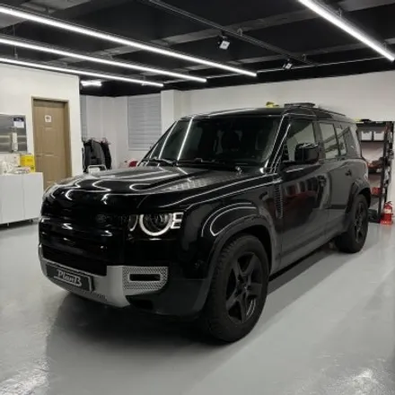 [창원랩핑] 랜드로버 디펜더 그릴랩핑&레터링 블랙패키지 LANDROVER DEFENDER (PlanB PET Piano Black) / 창원 팔용동