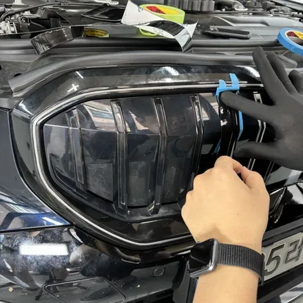 BMW G60 5시리즈 530i 그릴 크롬 죽이기 / 창원 팔용동
